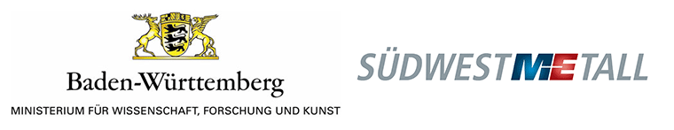 Weiterbildungspreis HochschuleWirtschaft Logos MWK Baden-Württemberg, Südwestmetall